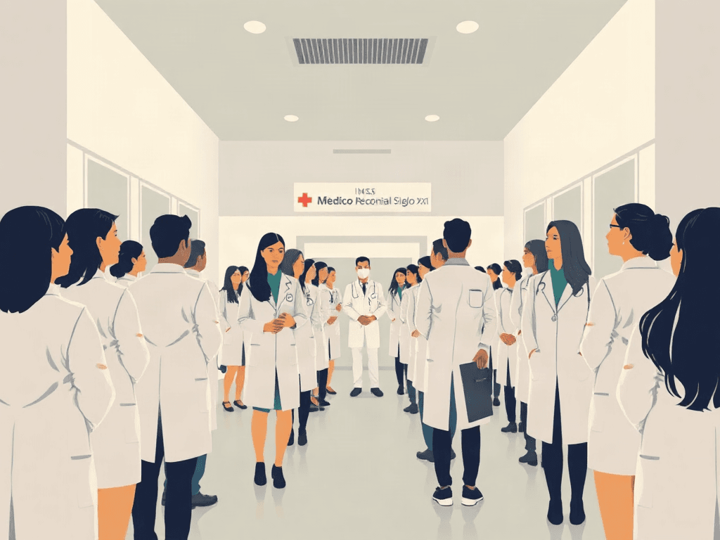 IMSS ofreció 10 mil plazas de residencia médica en 2025, más de la mitad de la oferta nacional